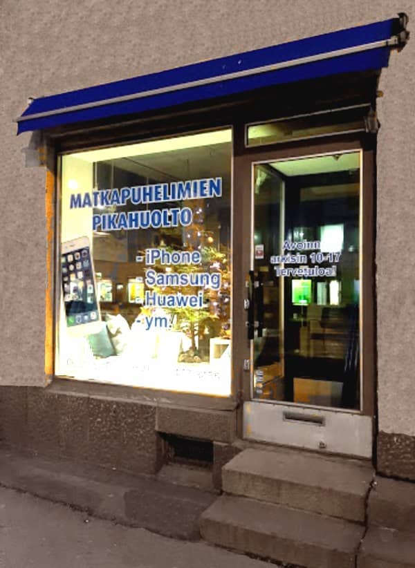 matkapuhelimien pikahuolto helsinki